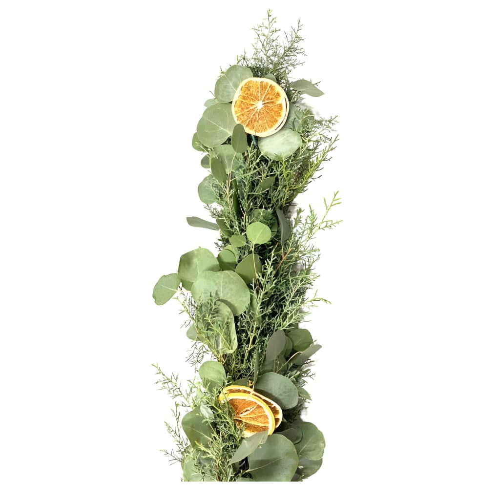 Buy Wholesale Winter Citrus and Sapphire Garland in Bulk - FiftyFlo