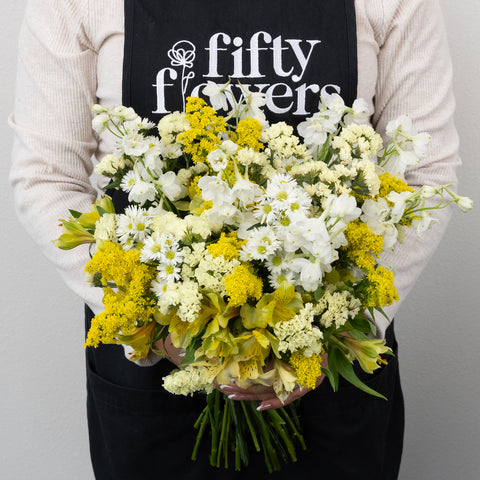 Sunny Magic Flower Bouquet Apron - Image