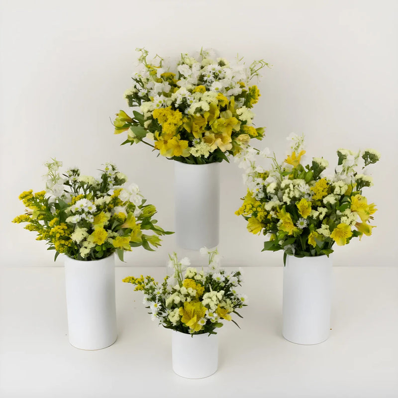 Sunny Magic Flower Centerpiece Close Up - Image