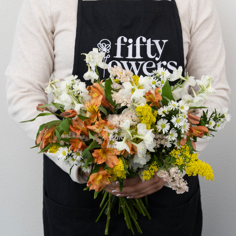 Morning Magic Flower Centerpiece Apron - Image
