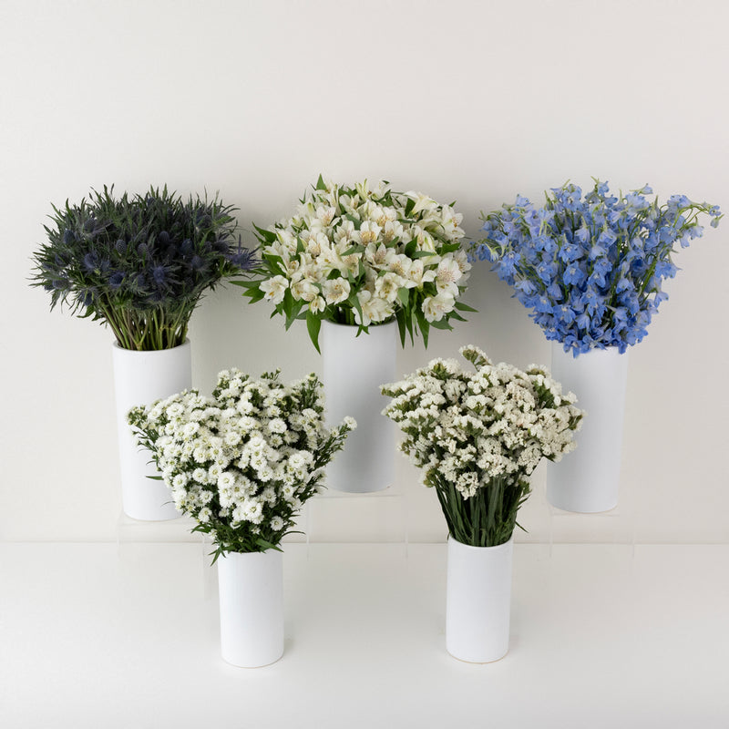Light Blue Magic Diy Flower Kit Stem - Image