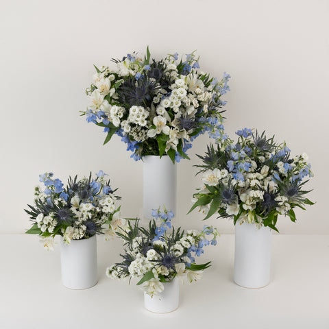 Light Blue Magic Flower Centerpiece Close Up - Image