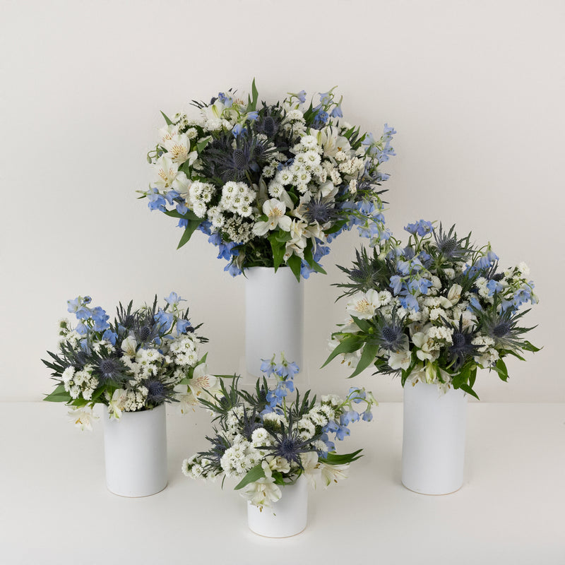 Light Blue Magic Flower Centerpiece Close Up - Image