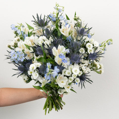 Light Blue Magic Flower Centerpiece Vase - Image
