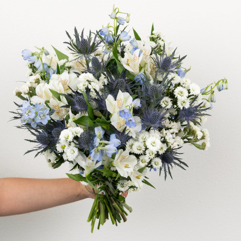 Light Blue Magic Flower Centerpiece Vase - Image