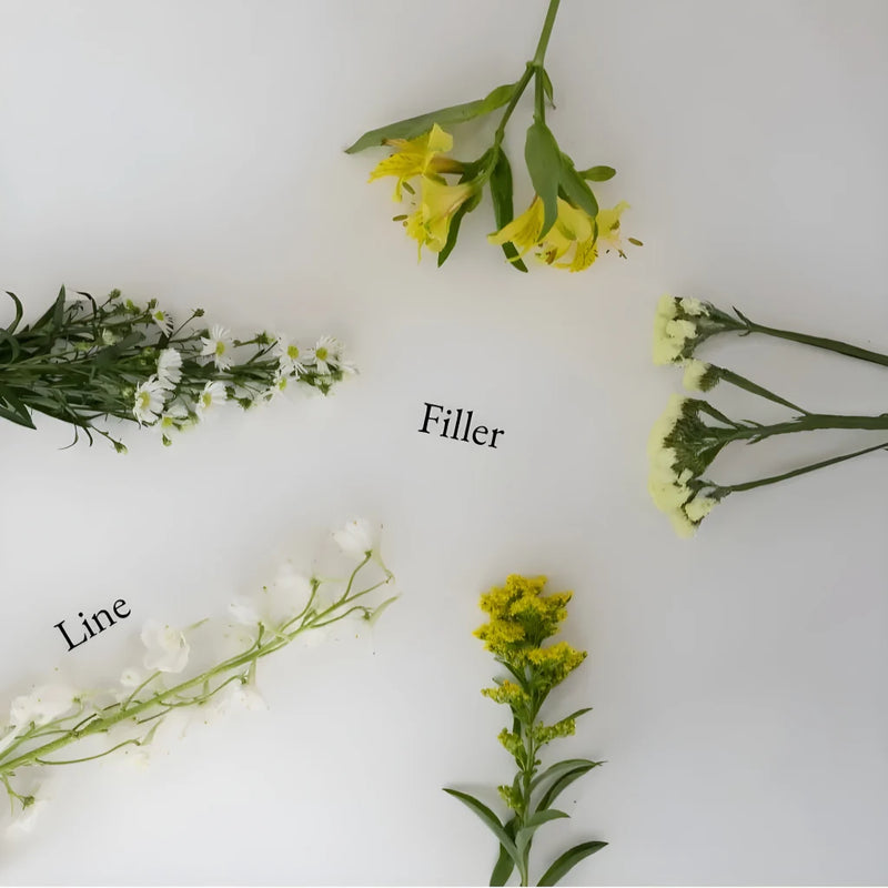 Sunny Magic Bouquet Bar Flower Kit Stem - Image