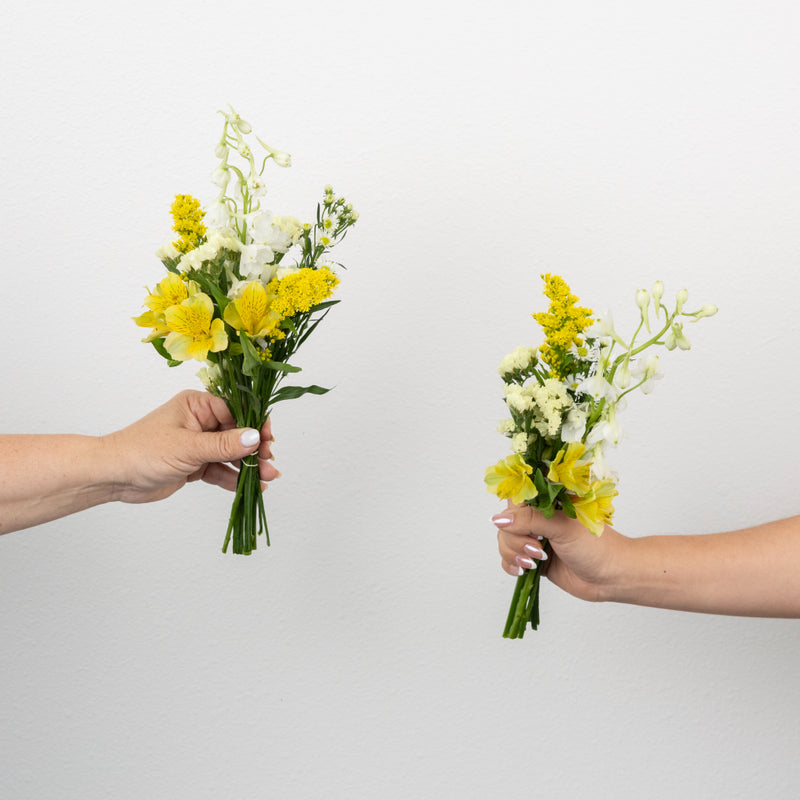 Sunny Magic Bouquet Bar Flower Kit Vase - Image