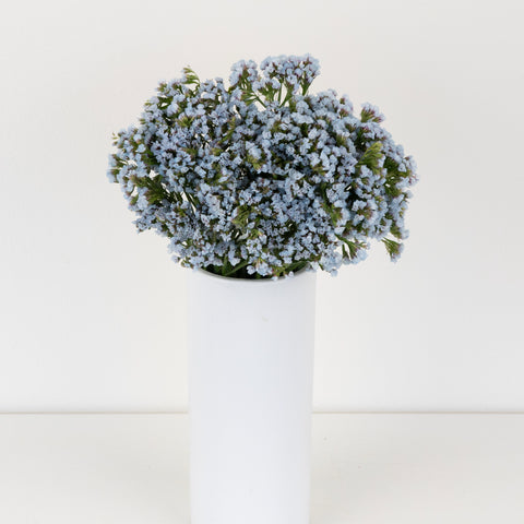 Cool Blue Tinted Statice Flower Vase - Image