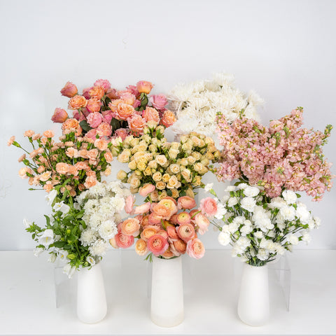 Peach Sorbet Diy Flower Kit Other - Image