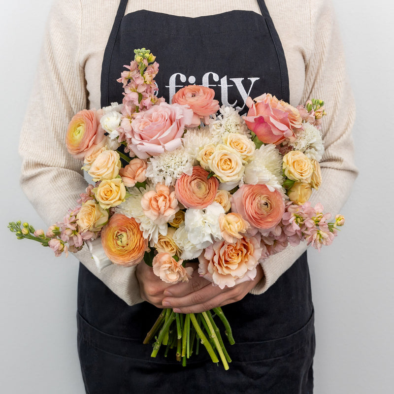 Peach Sorbet Diy Flower Kit Other - Image