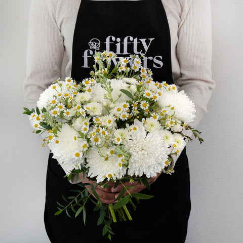 Crazy About You Diy Flower Kit Apron - Image