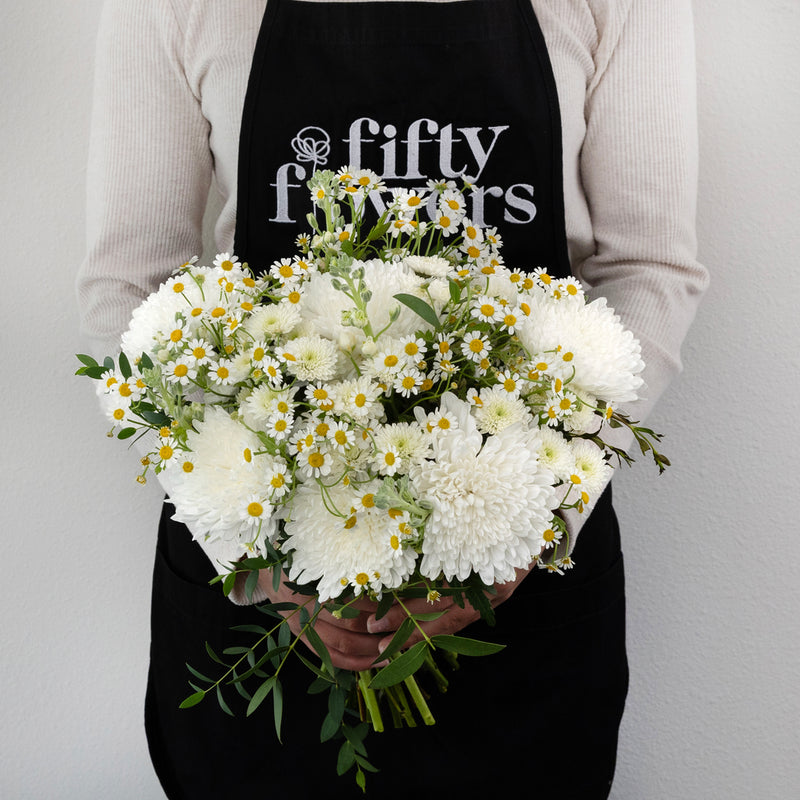 Crazy About You Diy Flower Kit Apron - Image