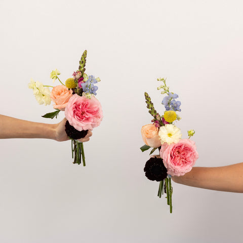 Joyful Blooms Bouquet Bar Flower Kit Vase - Image