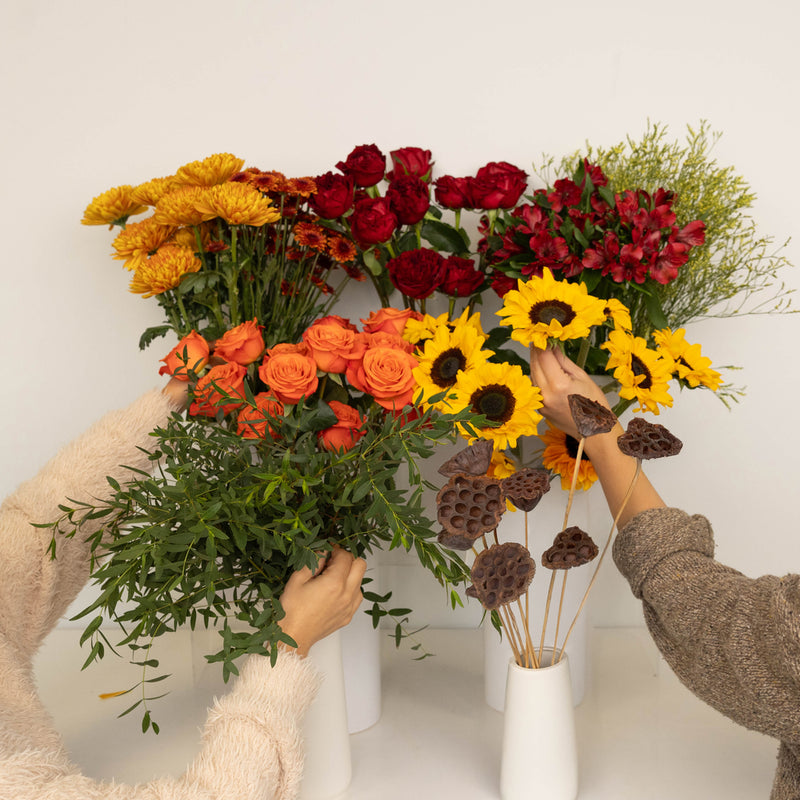 Autumn Dream Bouquet Bar Flower Kit Apron - Image