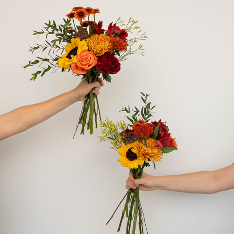 Autumn Dream Bouquet Bar Flower Kit Vase - Image
