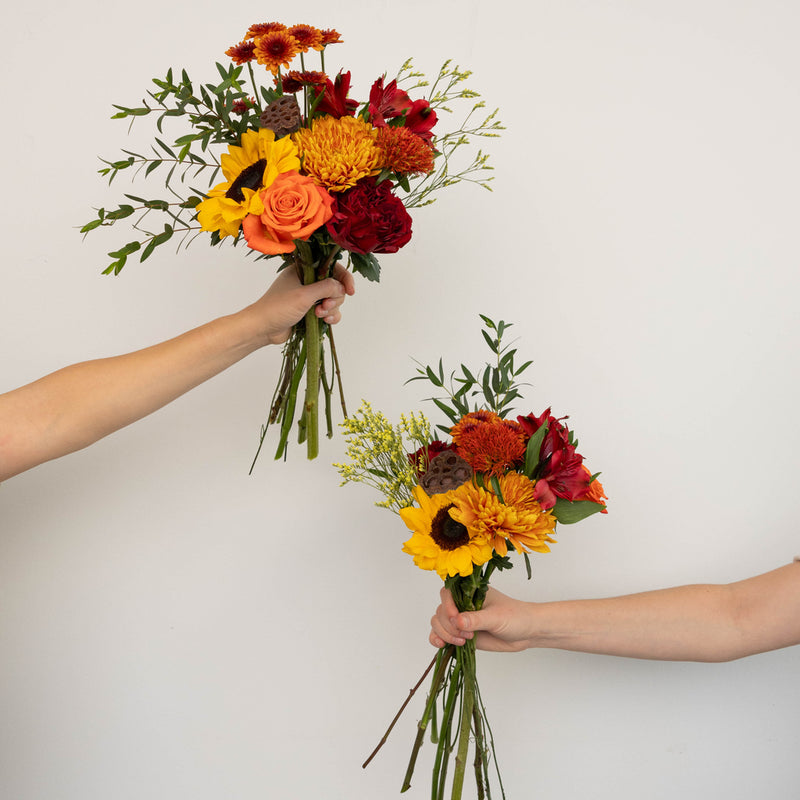 Autumn Dream Bouquet Bar Flower Kit Vase - Image