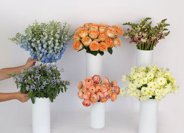 Watercolor Gardens Bouquet Bar Flower Kit Close Up - Image