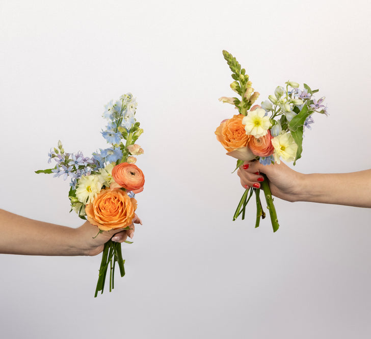 Watercolor Gardens Bouquet Bar Flower Kit Stem - Image