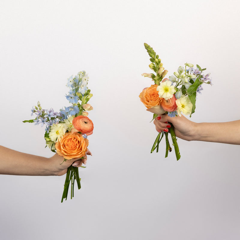 Watercolor Gardens Bouquet Bar Flower Kit Stem - Image