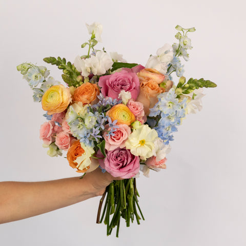 Watercolor Gardens Diy Flower Kit Vase - Image