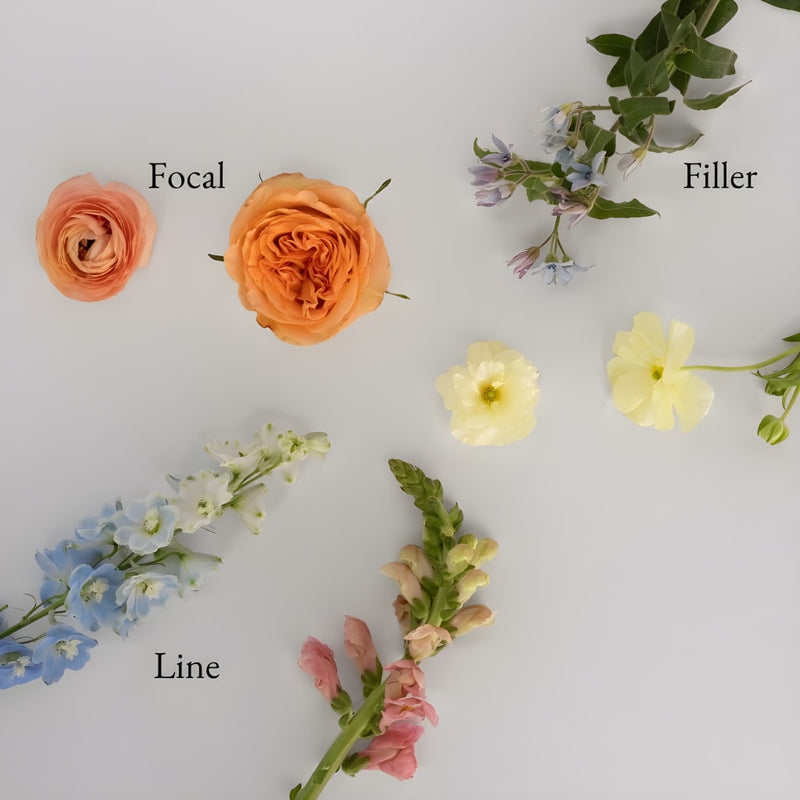 Watercolor Gardens Bouquet Bar Flower Kit Vase - Image
