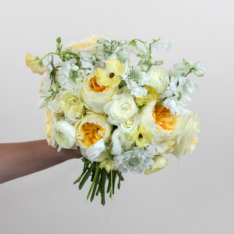 Butter Yellow Flower Bouquet Apron - Image