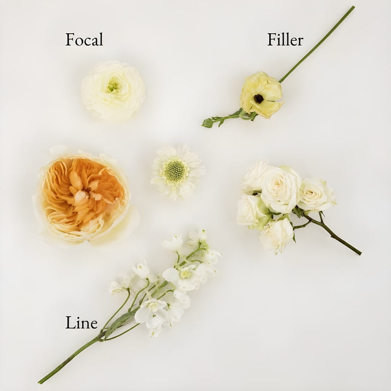 Butter Yellow Bouquet Bar Flower Kit Stem - Image