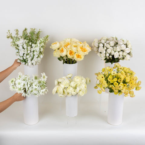 Butter Yellow Bouquet Bar Flower Kit Apron - Image