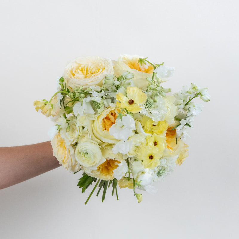 Butter Yellow Flower Bouquet Apron - Image