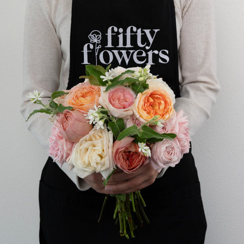 Blushing Garden Flower Centerpiece Other - Image