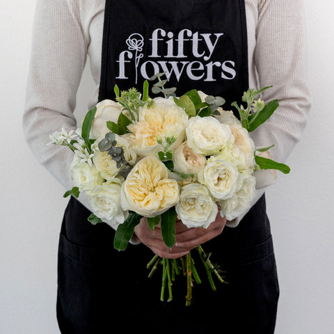 Ivory Garden Luxe Flower Centerpiece Vase - Image