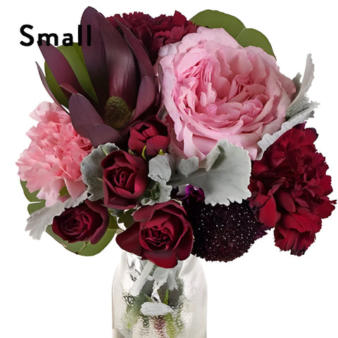 Burgundy Blush Flower Centerpieces