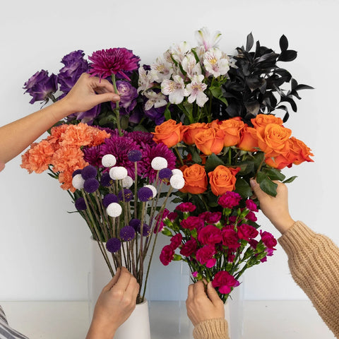 Candy Cauldron Flower Bouquet Bar Kit Close Up - Image