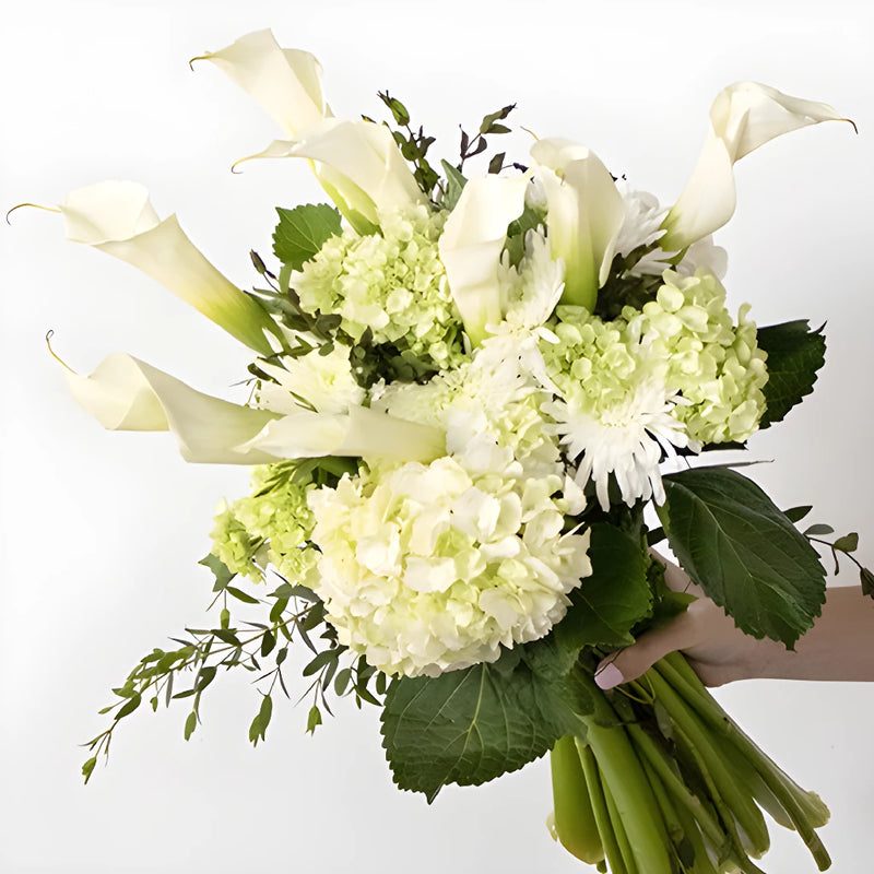 Classy White Flower in Hand