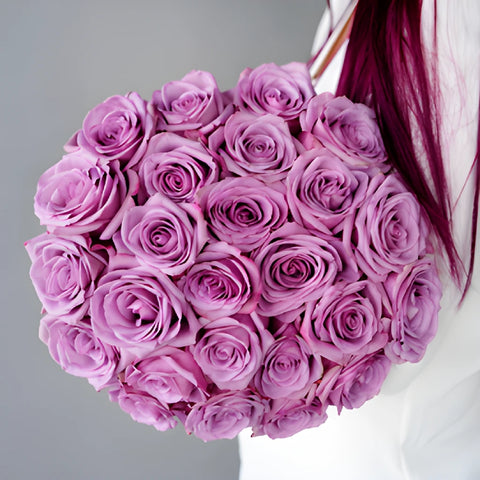 Cool Waters Lavender Rose Bouquet