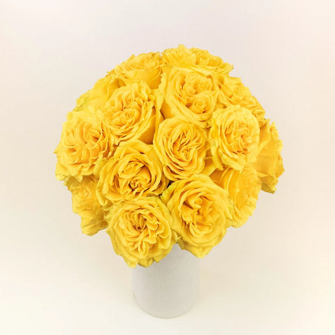 Country Sun Yellow Roses in a Vase