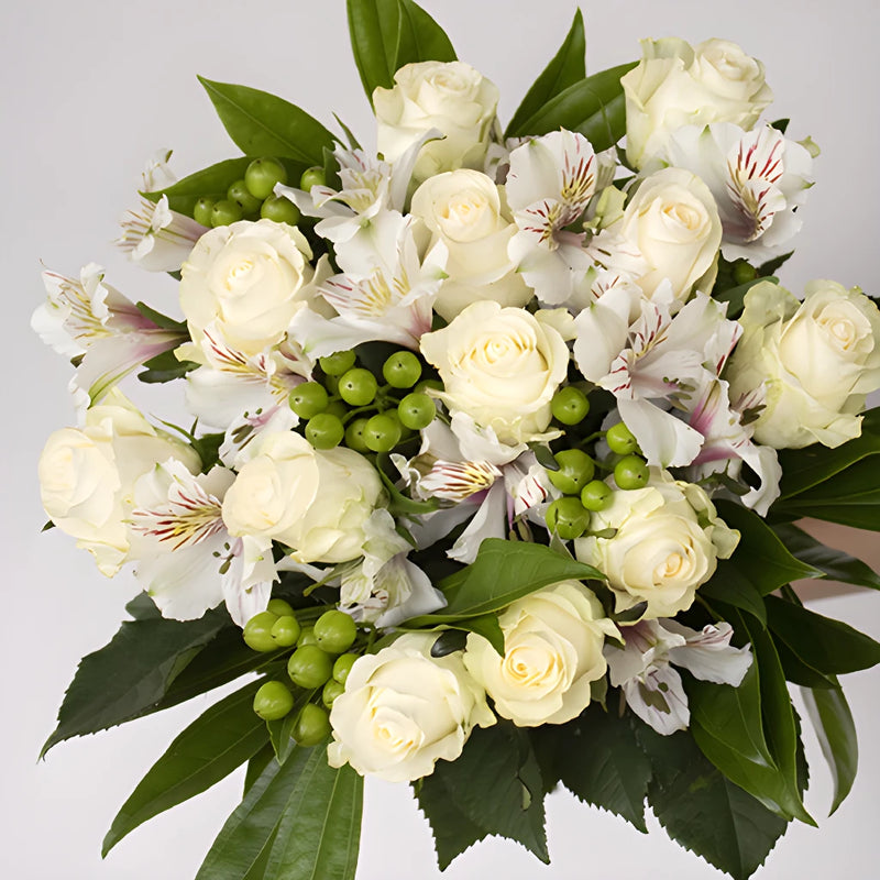 Creamy White Flower in Hand
