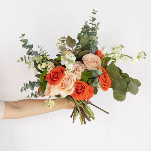 Crushing On Coral Ocean Centerpieces Hand - Image