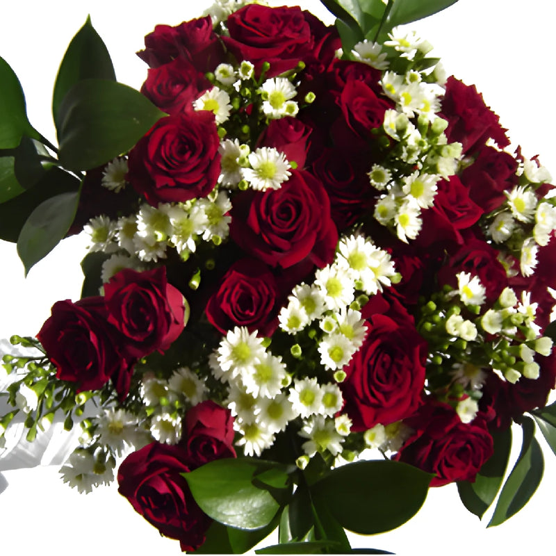 Delicate Romance Red Rose Centerpieces