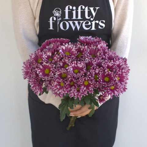 Disco Diva Pom Flower Apron - Image