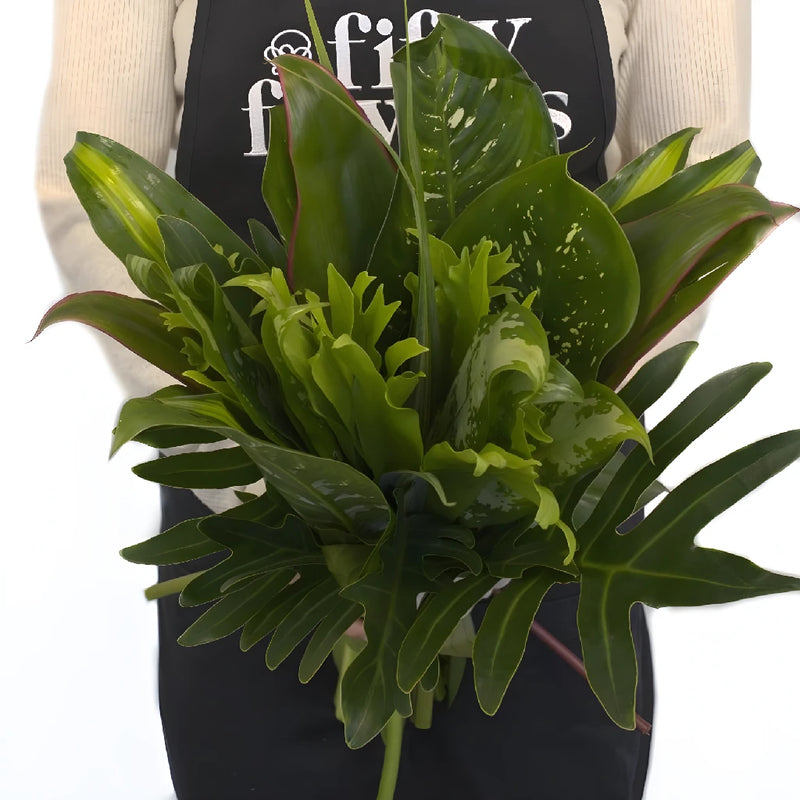 Exotic Jungle Greenery Centerpiece