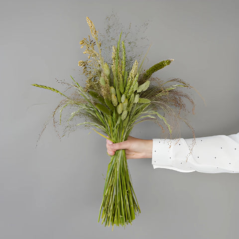 Fresh cut greenery fall grass medley filler flowers sold near me for delivery