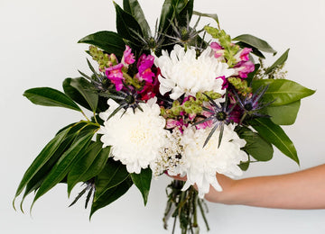 Farmhouse Style Flower Bouquet Close Up - Image