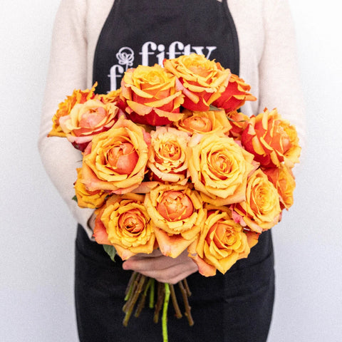 Aphrodites Love Potion Bicolored Rose Bouquet - Image