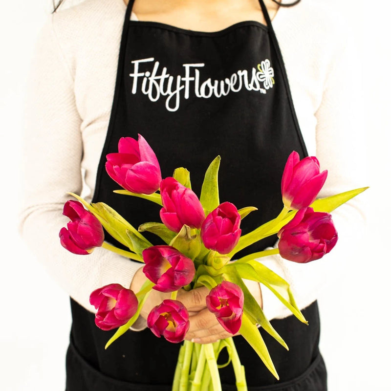 Flushed Tulips Apron - Image
