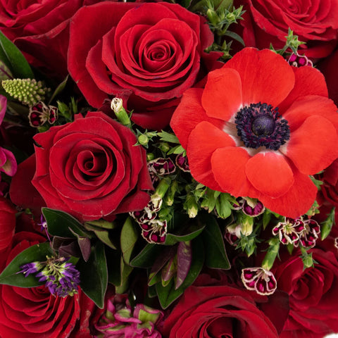 Fortuna Red Rose Luxury Flower Centerpieces