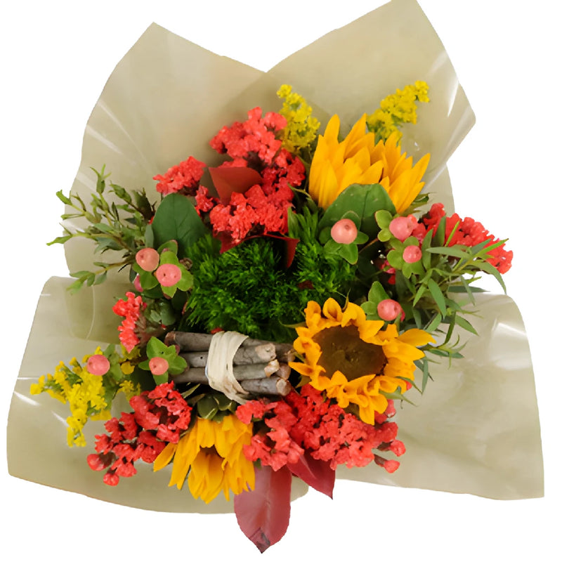 Golden Moment Sunflower Centerpieces