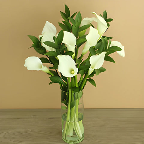 Ivory Mini Calla Lily Centerpieces