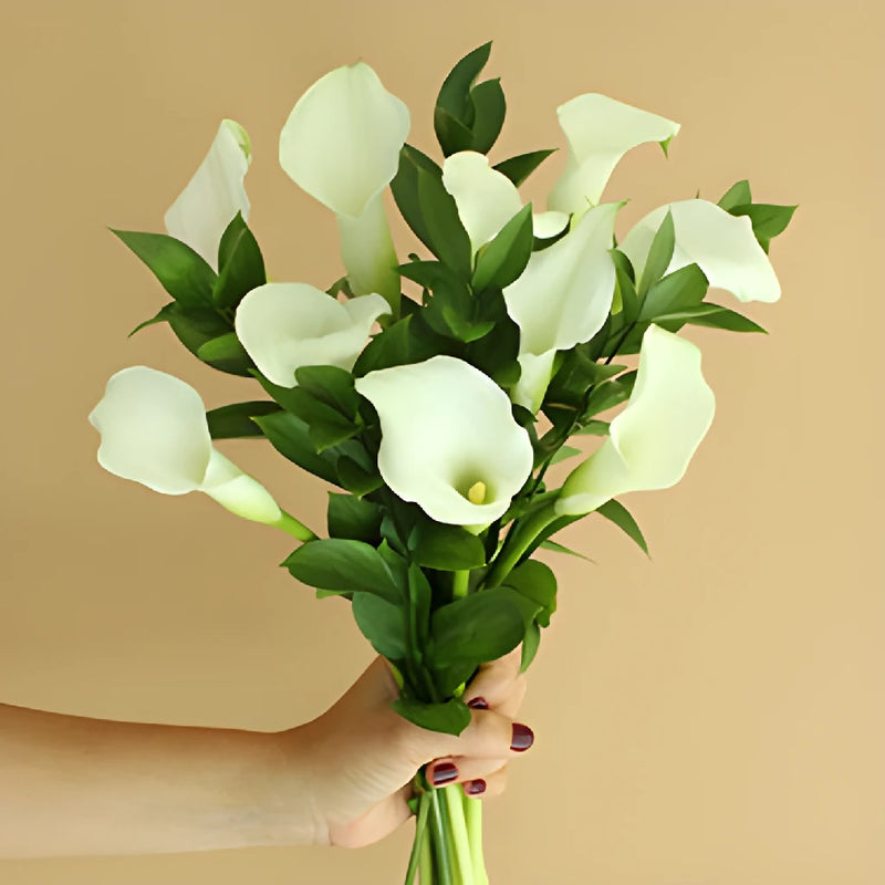 Ivory Mini Calla Lily Centerpieces