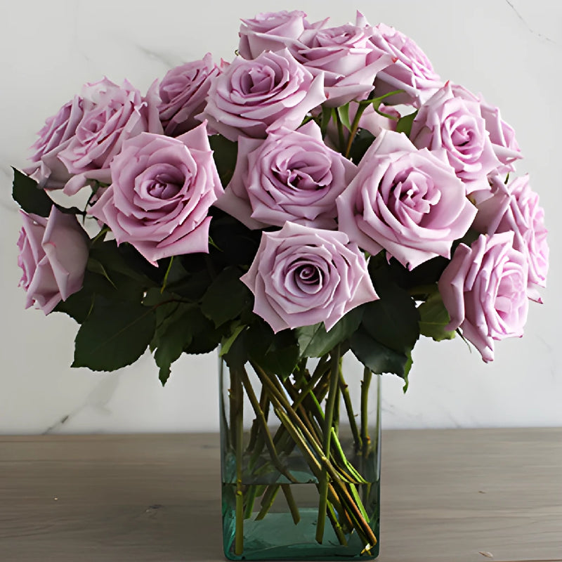 Lavender Ocean Song Rose Bouquet